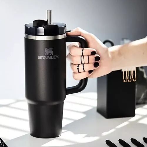 Stanley All Black 40oz Insulated Tumbler | Leakproof | Keeps Ice 12h | BPA Free